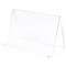 Plymor Clear Acrylic Book Display Easel with 1.75" Ledge With Lip